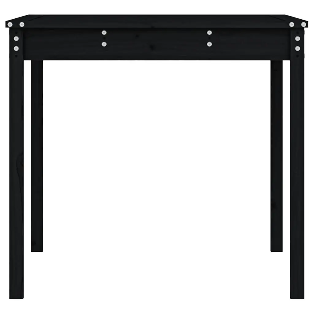 Black Garden Table for Patio Use