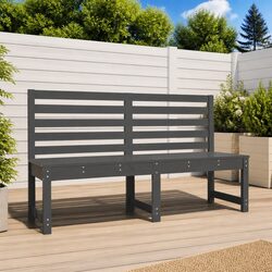 Perfect Grey Garden Bench for Your Outdoor Areas 157.5 cm