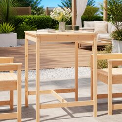 Practical Solid Wood Table for Your Outdoor Areas