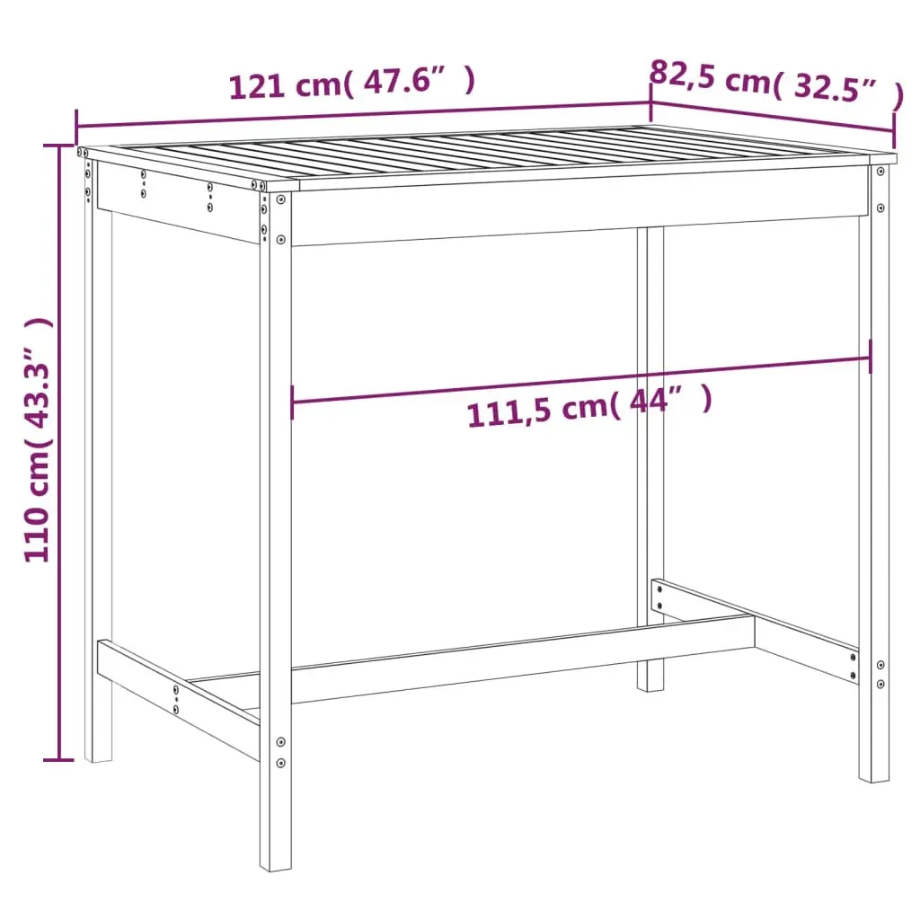 Garden Table for Outdoor Gatherings and More