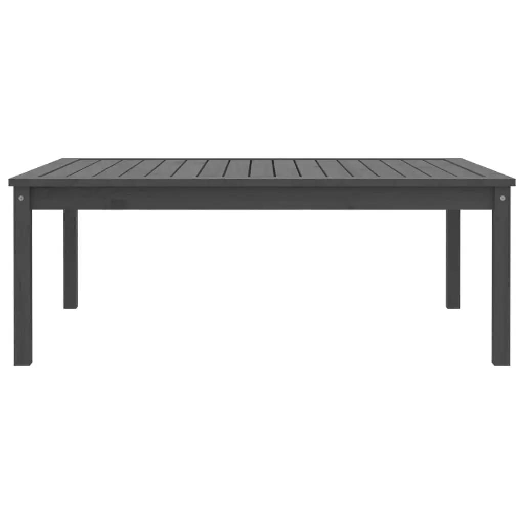 Grey Garden Dining Table 121x82.5cm