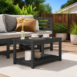 Practical Grey Garden Table for Your Outdoor Needs