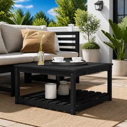 Practical Garden Table for Outdoor Living 82.5x82.5x45cm