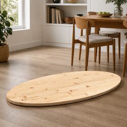 Functional Brown Pine Table Top 90x45x2.5 cm for Any Room