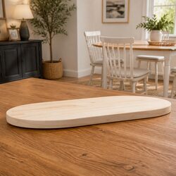 Practical Wooden Table Top 80x40x2.5cm for Everyday Use