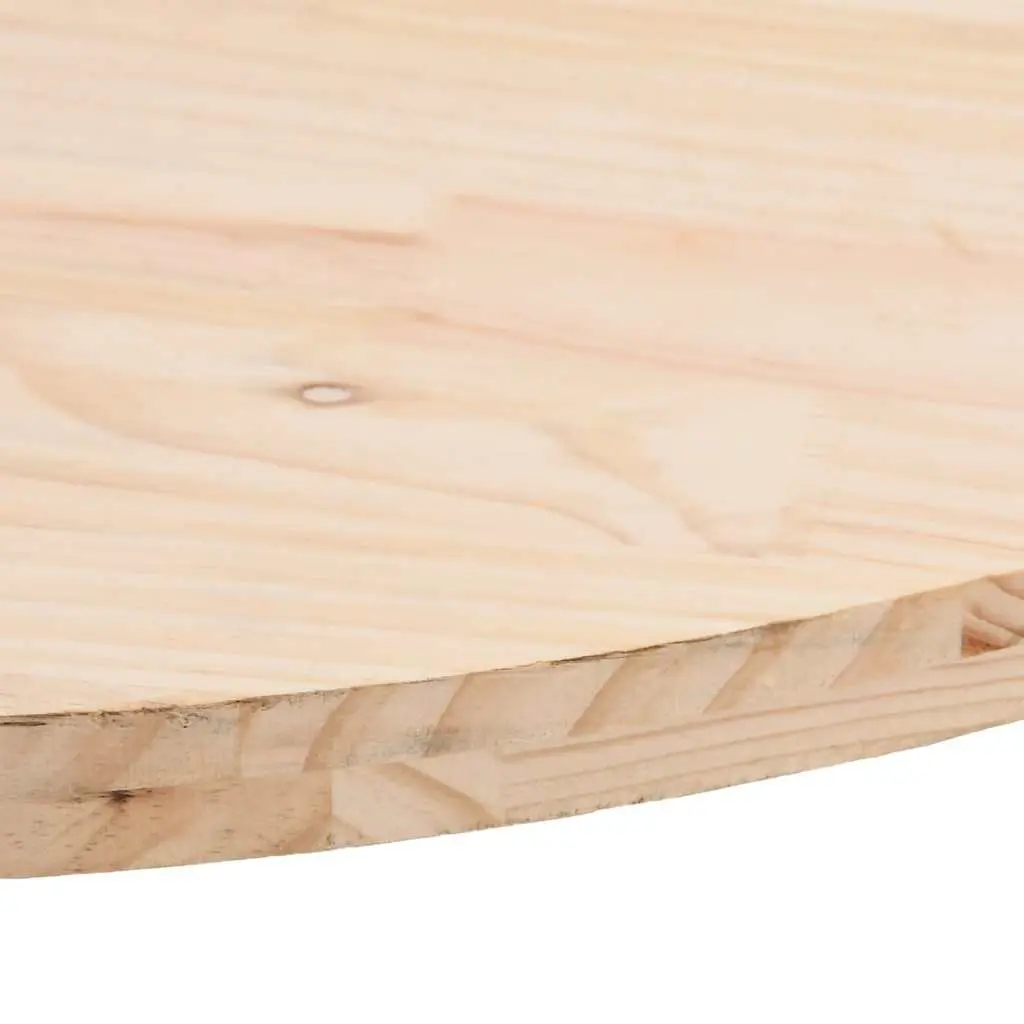 Solid Wood Pine Oval Table Top 90x45x2.5cm Brown Replacement Coffee Furniture