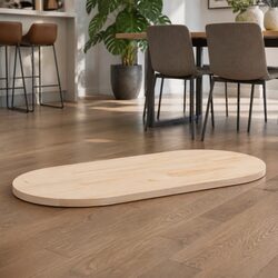 Functional Solid Pine Wood Table Top 100x50x2.5 cm for Every Room