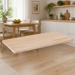 Functional Solid Pine Wood Table Top for Versatile Use