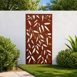 Practical Bamboo Leaf Wall Art for Your Garden