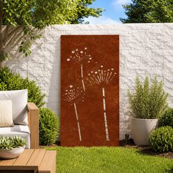 Versatile Corten Steel Wall Decoration for Your Garden