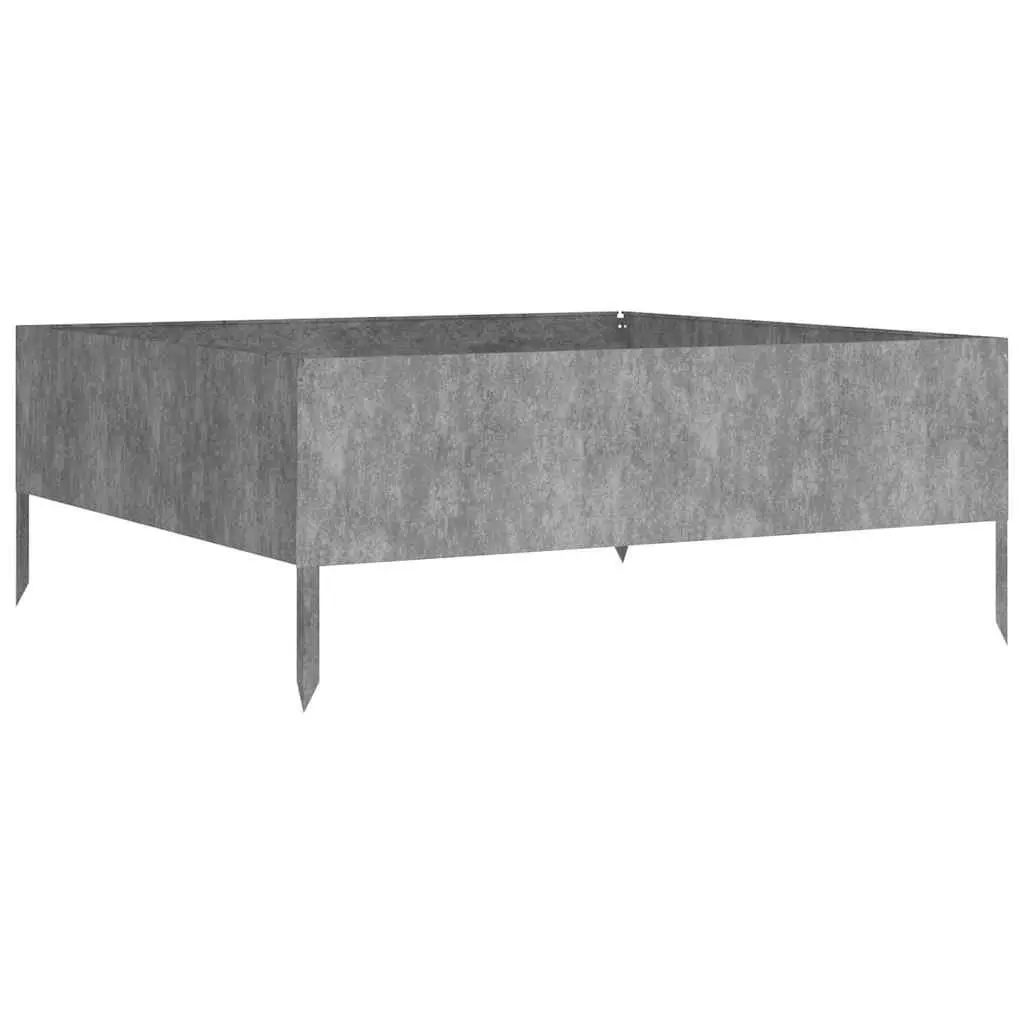 Raised Bed Planter Corten Steel 100x100x41 cm Open Bottom Brown