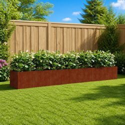 Raised Garden Bed Planter Box 280x40x40cm Corten Steel Weathering Outdoor