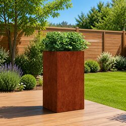 Practical Corten Steel Planter Box for Any Home