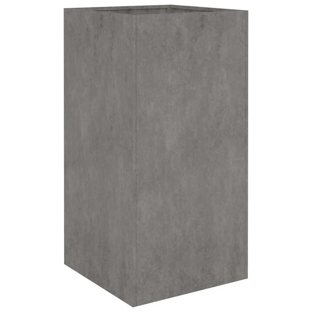 Corten Steel Planter Box 40x40x80 cm Raised Garden Bed Weathering Steel Outdoor
