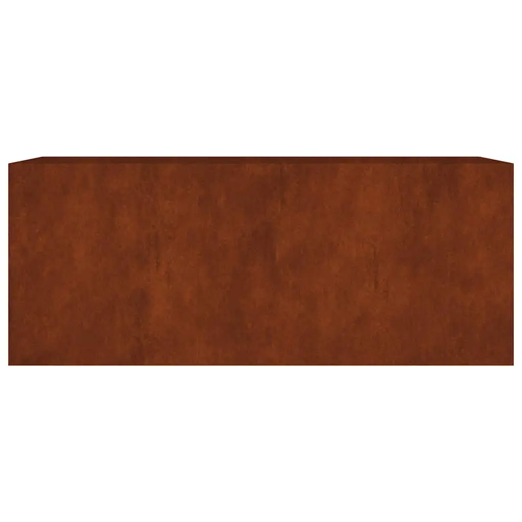 Garden Raised Bed Planter Box 200x80x80 cm Corten Steel Weathering Outdoor