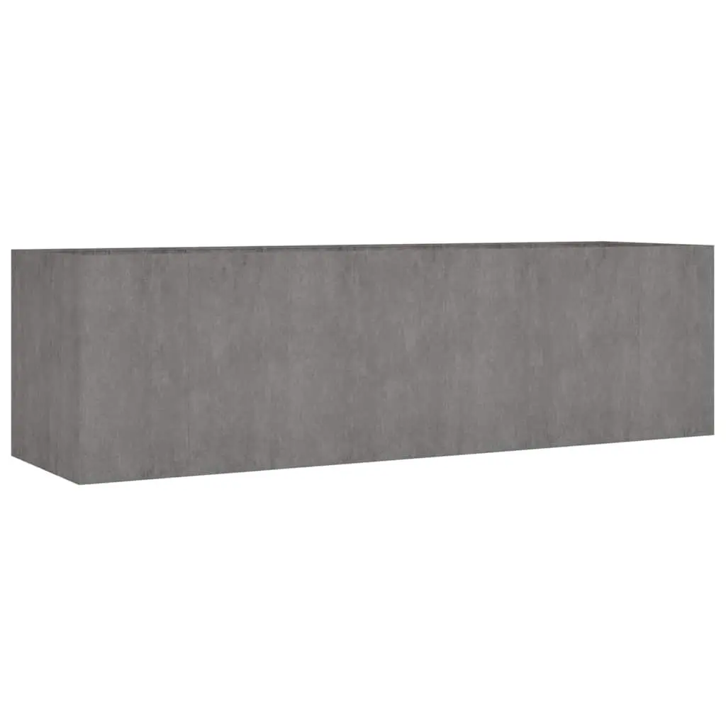 Garden Raised Bed Planter Corten Steel 280x80x80 cm Brown Outdoor