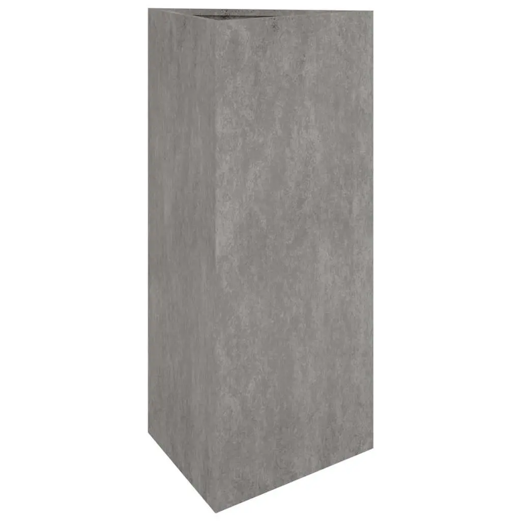Corten Steel Garden Planter Box Brown 40cm x 34.5cm x 75cm Outdoor Use