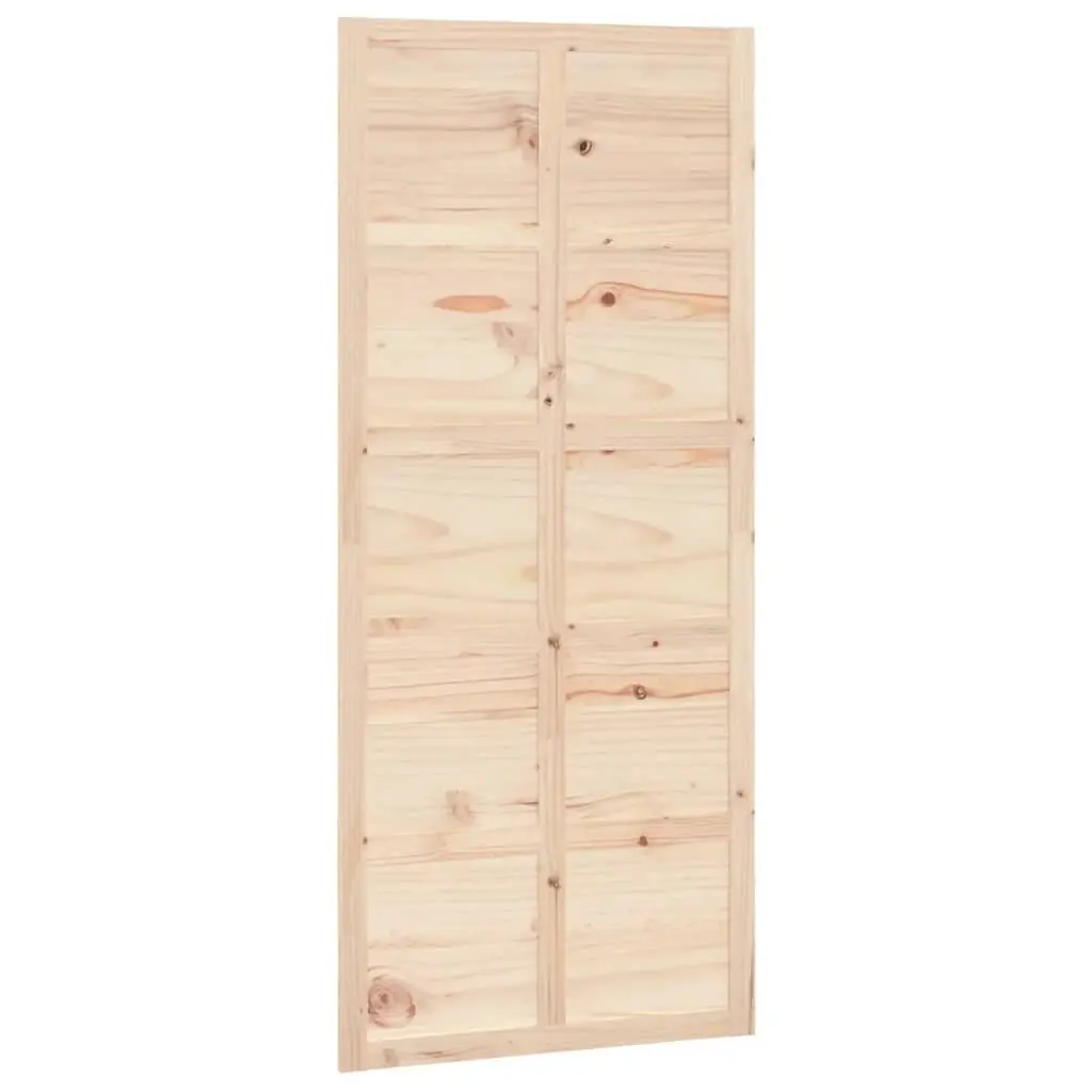 Barn Door 90x1.8x214 cm Solid Pine Wood Interior Sliding Door Space Saving