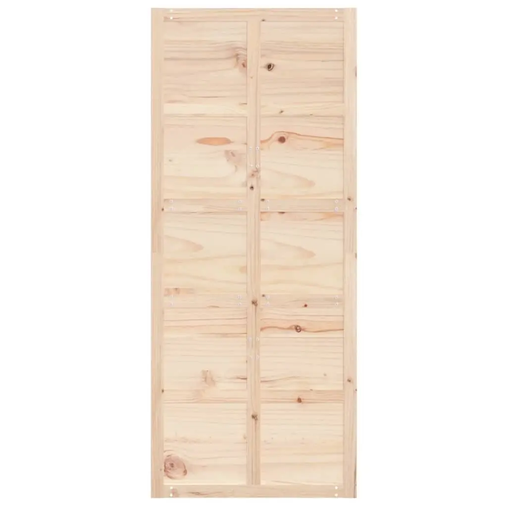 Barn Door 90x1.8x214 cm Solid Pine Wood Interior Sliding Door Space Saving