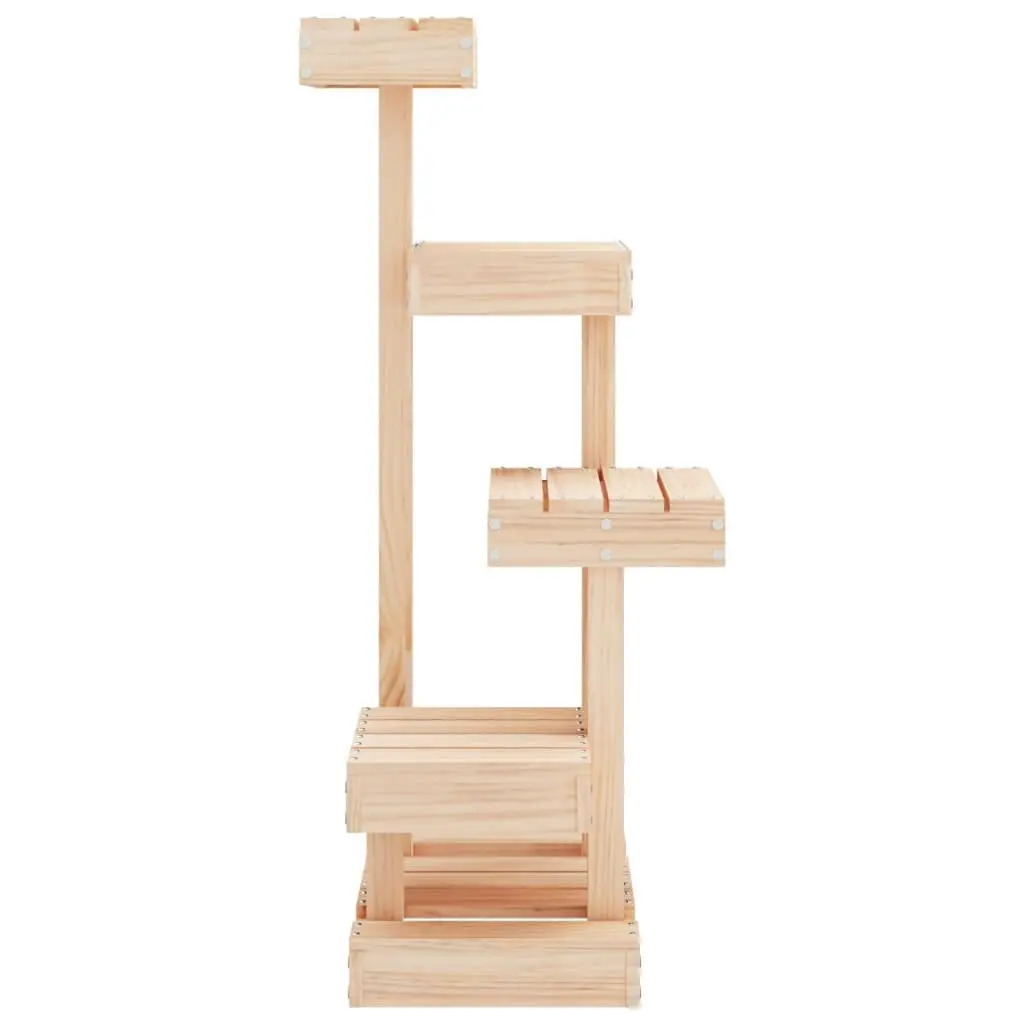 Cat Tree Wooden Multi Level 4 Platform Brown