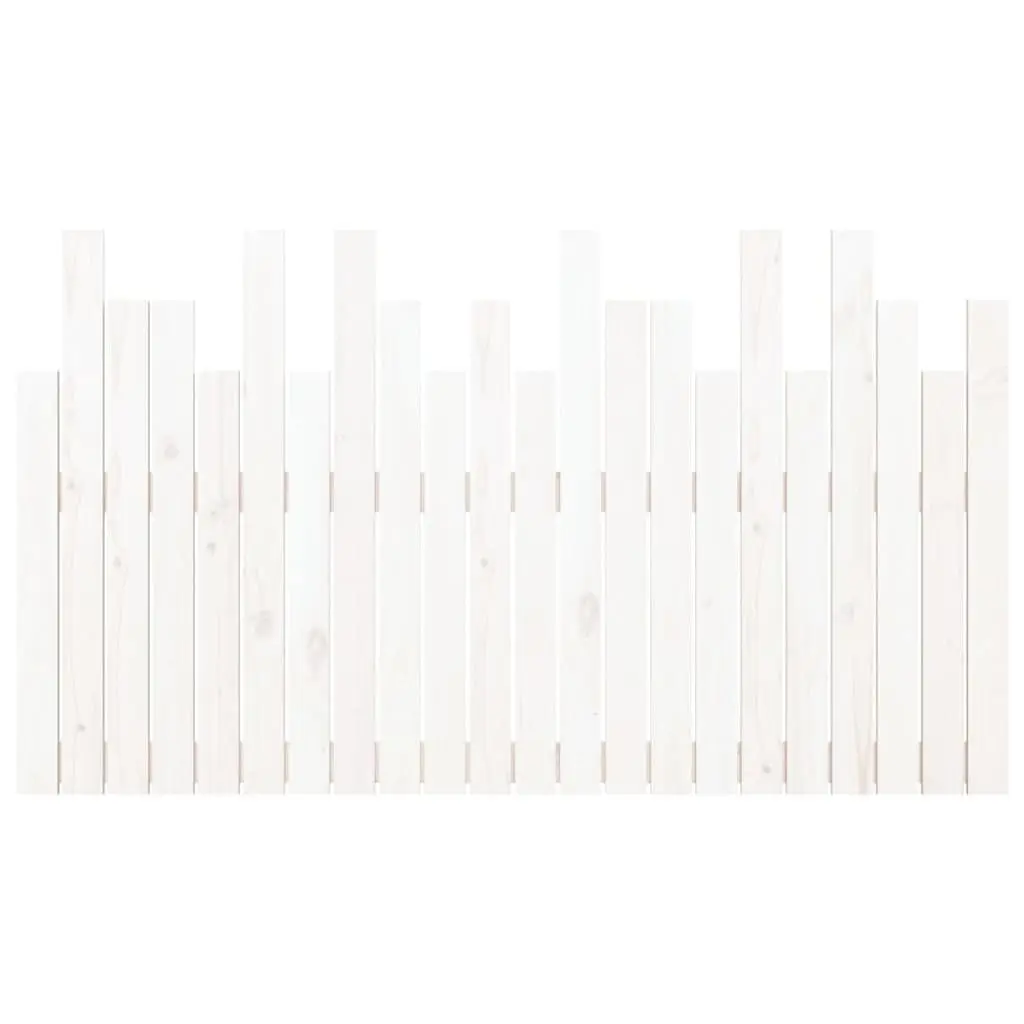 140cm Solid Pine White Headboard for Bedrooms