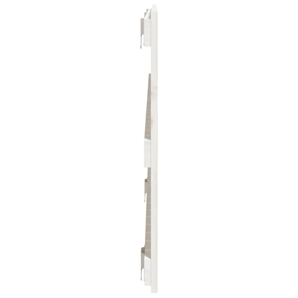 140cm Wall Headboard in White Solid Pine