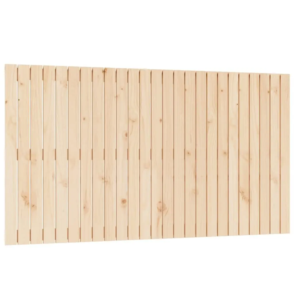 Wall Mounted Headboard 159.5cm Brown Solid Pine Wood Bed Header Back Support