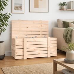 Versatile Wooden Storage Chest 91x40.5x42cm for Any Room