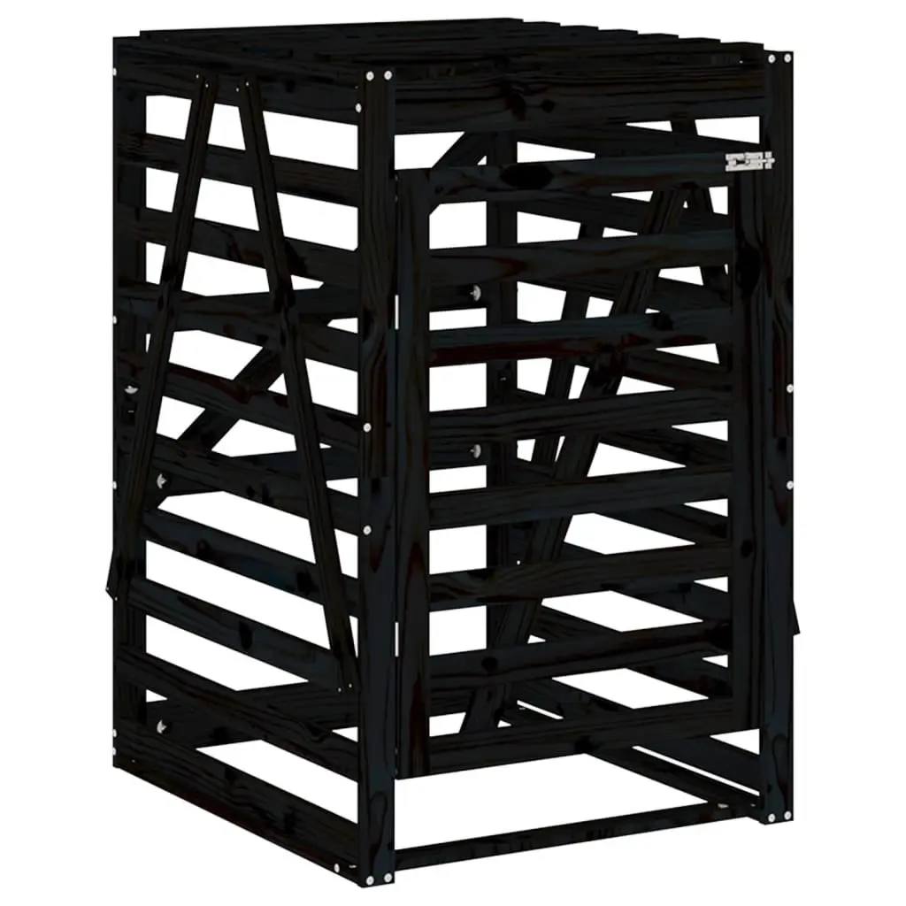 Wheelie Bin Storage 84x90x128.5 cm Garden Waste Container Enclosure with Lock
