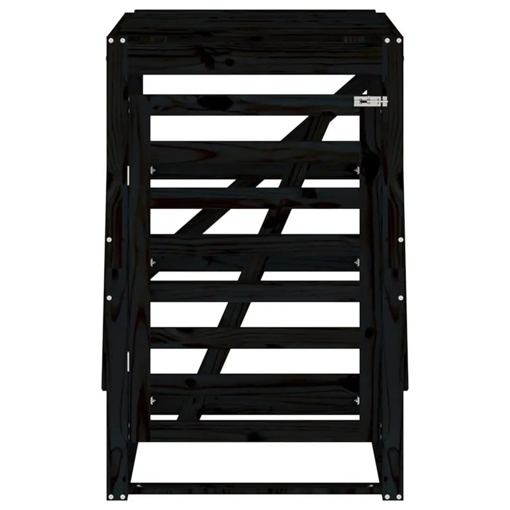 Wheelie Bin Storage 84x90x128.5 cm Garden Waste Container Enclosure with Lock