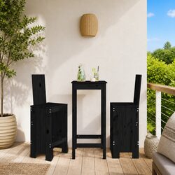 Black Bar Stools for Outdoor Gatherings