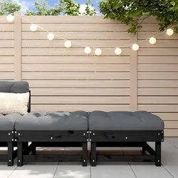 Practical Black Wooden Footstools for Your Outdoor Needs