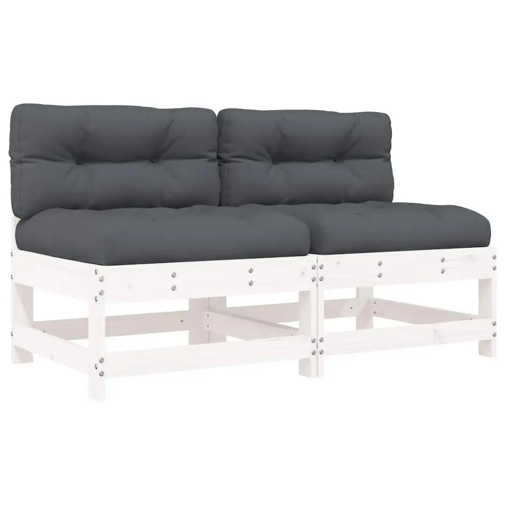 White Pine Middle Sectional Sofas for Gardens