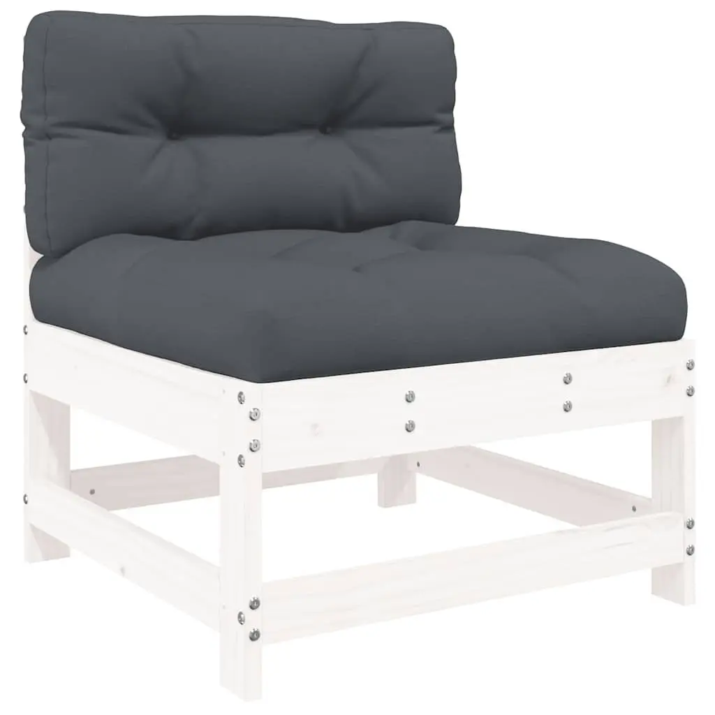 White Pine Middle Sectional Sofas for Gardens