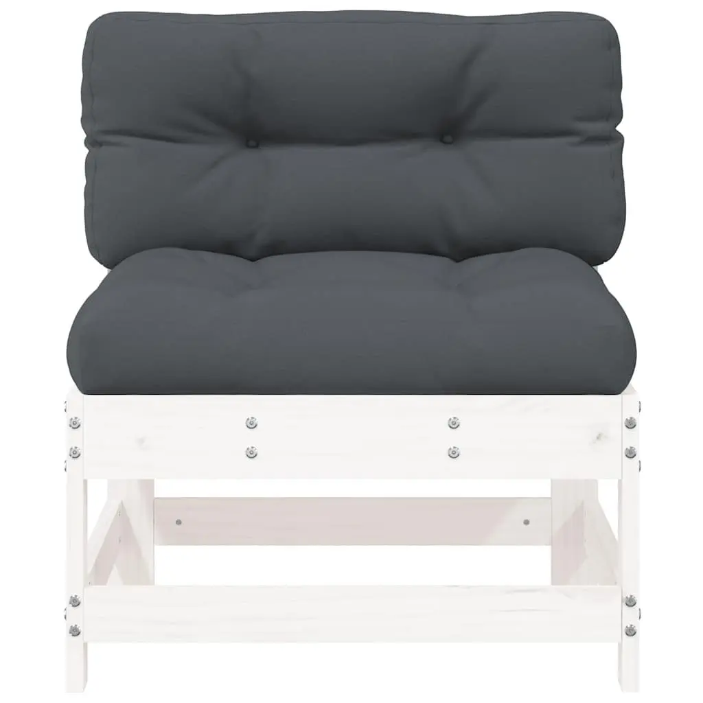 White Pine Middle Sectional Sofas for Gardens