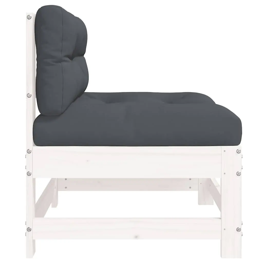 White Pine Middle Sectional Sofas for Gardens