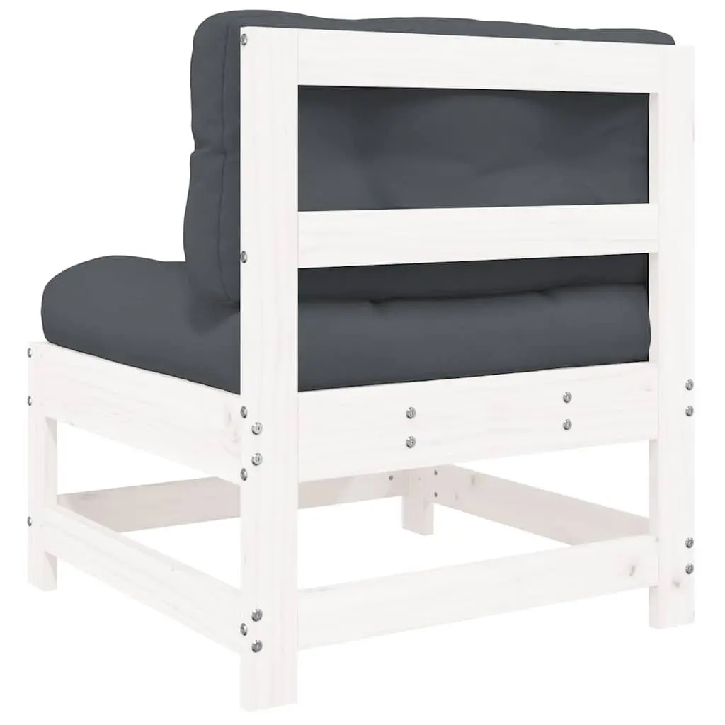 White Pine Middle Sectional Sofas for Gardens