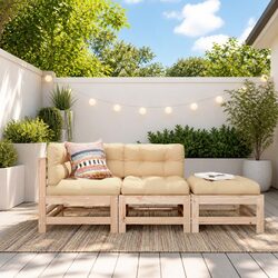 3 Piece Modular Lounge Set - Perfect for Outdoor Settings