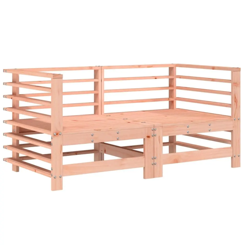 Corner Sectional Sofa with Cushions Outdoor Garden Patio Seating 2 pcs Set