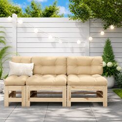 Practical Outdoor Middle Sectional Sofas - 2 Pieces