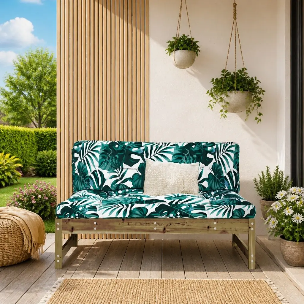 Middle Sofa Section for Outdoor Spaces