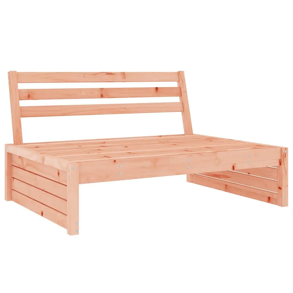 Middle Sofa Solid Douglas Wood 120x80 cm Brown Outdoor Sectional Seating