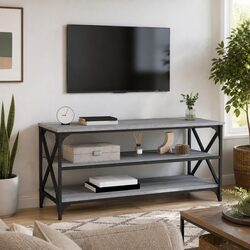 Practical Grey TV Cabinet for Everyday Use