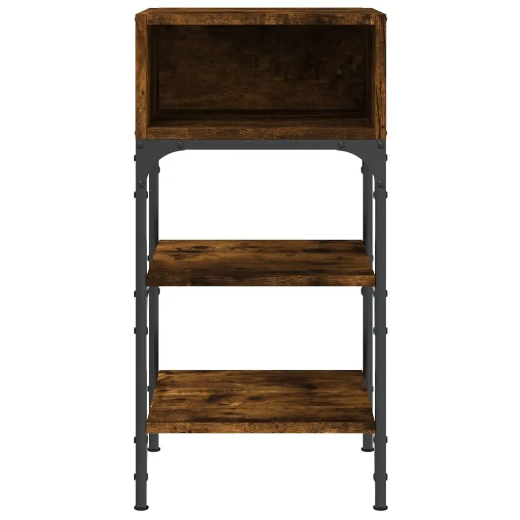 Bedside Tables Engineered Wood Brown 35x34.5x70 cm 2 Piece Nightstand Storage