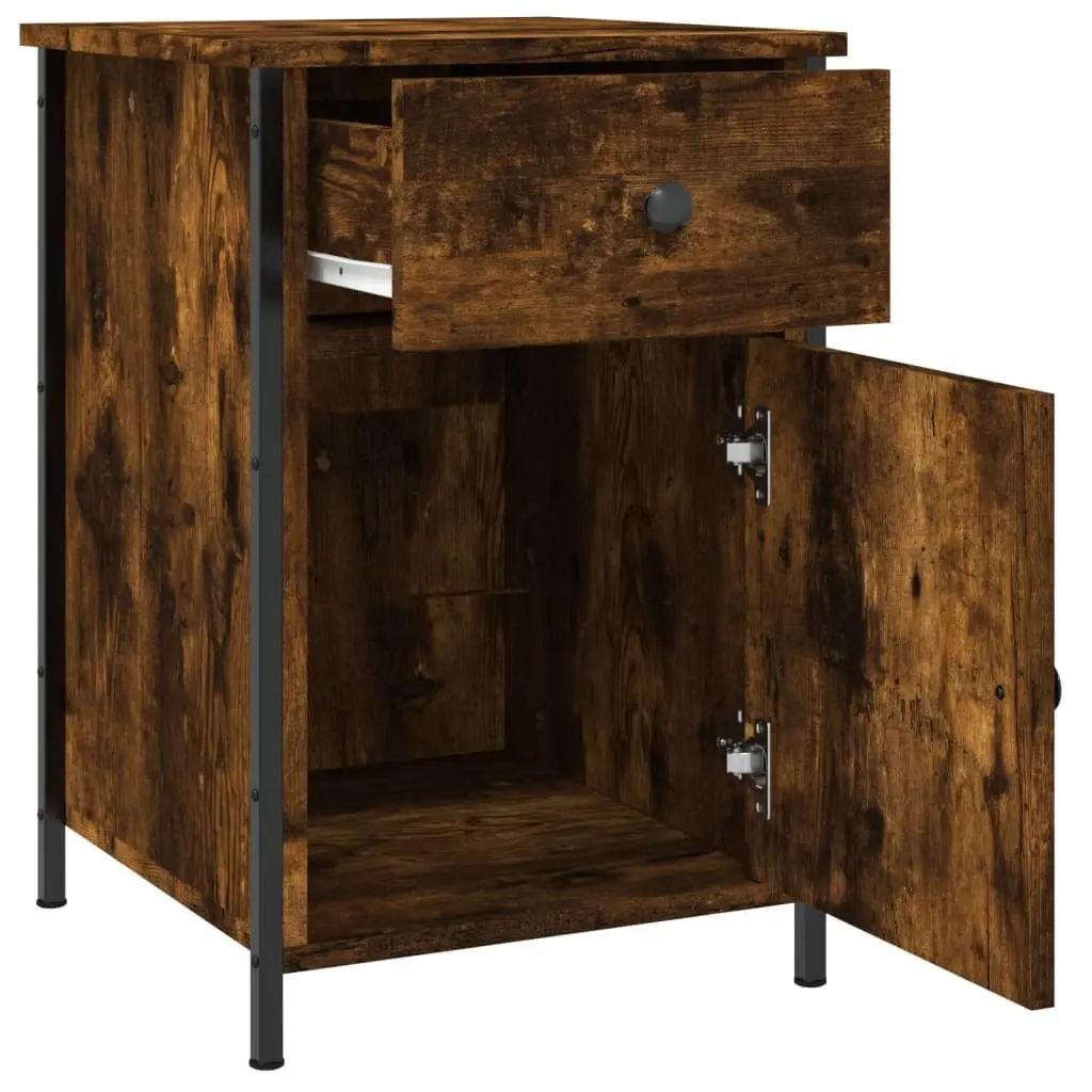 Bedside Cabinets Engineered Wood 40 x 42 x 60 cm Brown 2 Piece