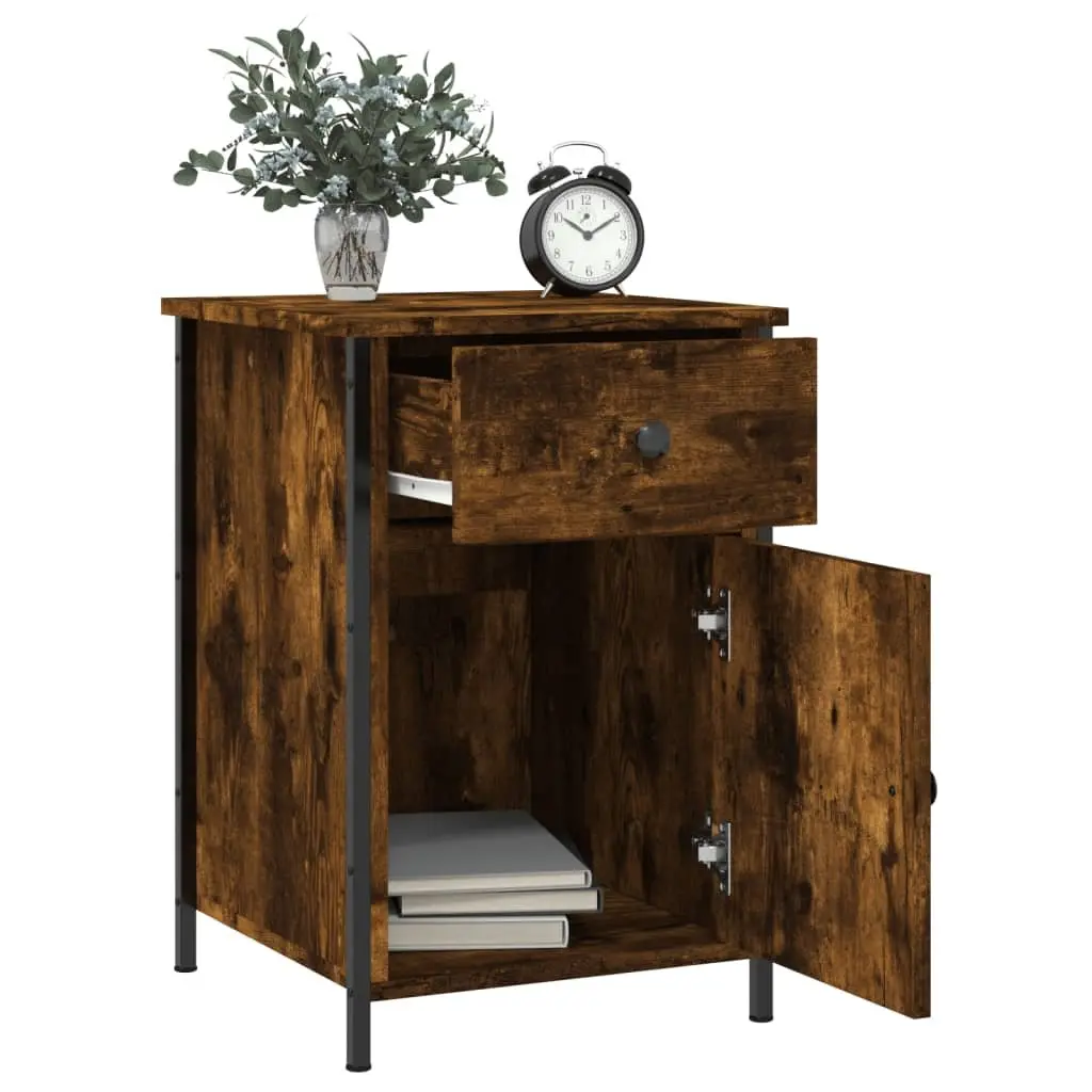 Bedside Cabinets Engineered Wood 40 x 42 x 60 cm Brown 2 Piece