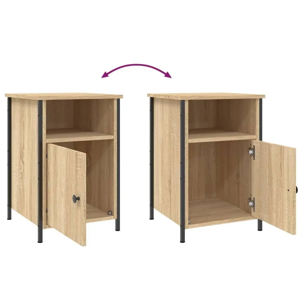 Bedside Cabinet Engineered Wood Brown 40x42x60cm