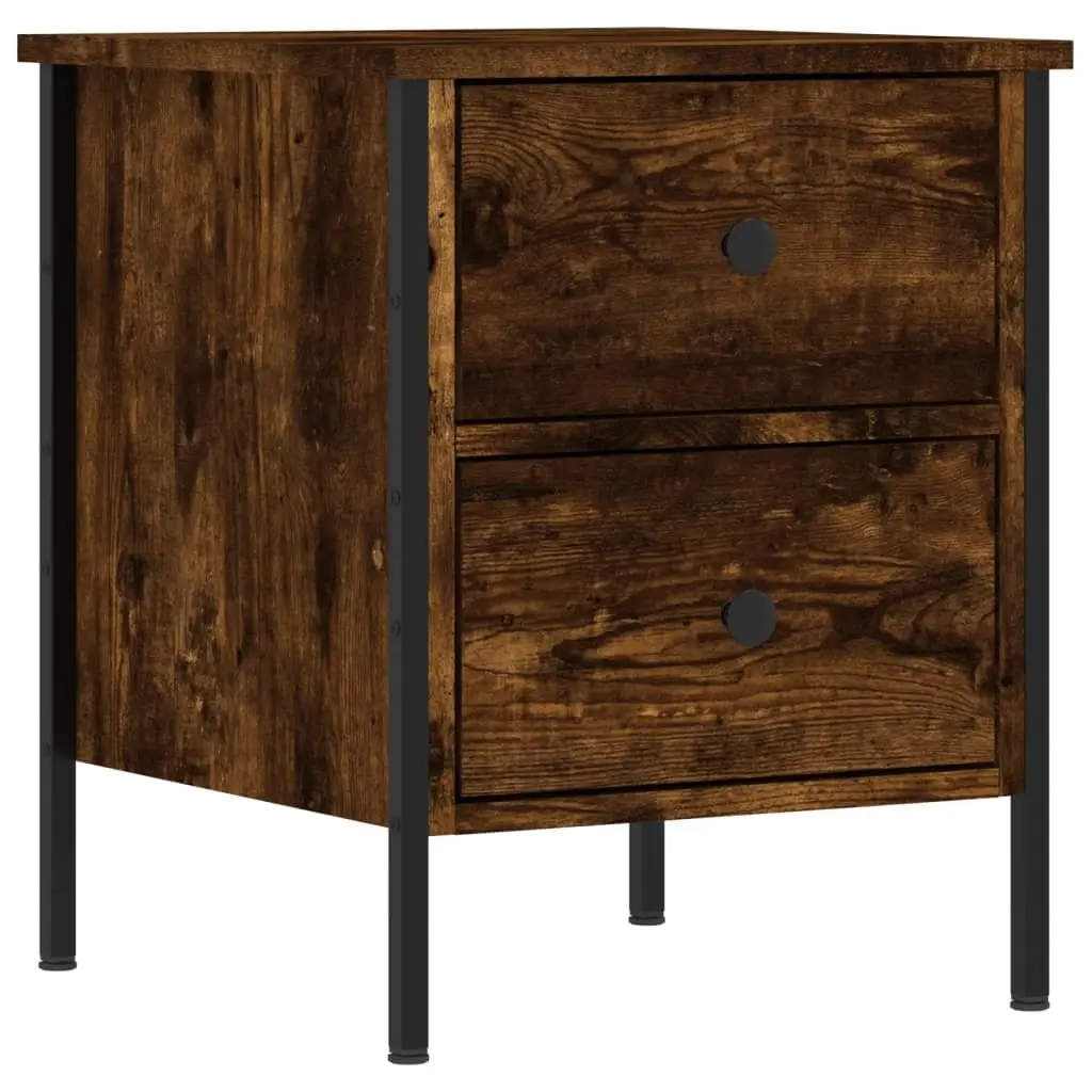 Bedside Cabinets Engineered Wood 40 x 42 x 50 cm Brown 2 pcs