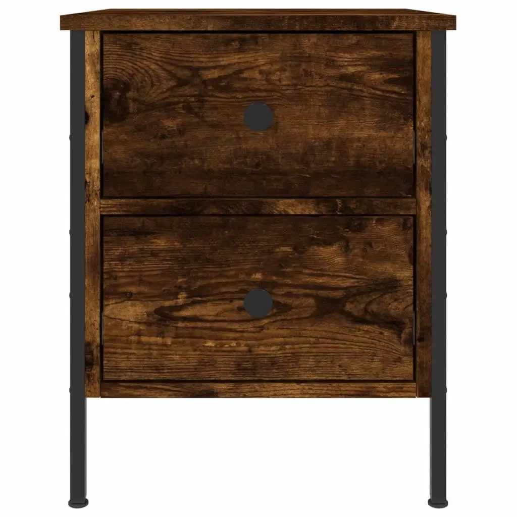 Bedside Cabinets Engineered Wood 40 x 42 x 50 cm Brown 2 pcs