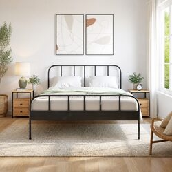 Industrial Style Bedside Cabinets, 2 pcs for Home Use